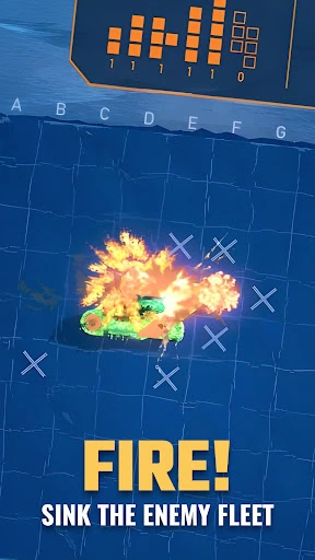 Gameplay screenshot 1 from Fleet Battle - Sea Battle - Board game